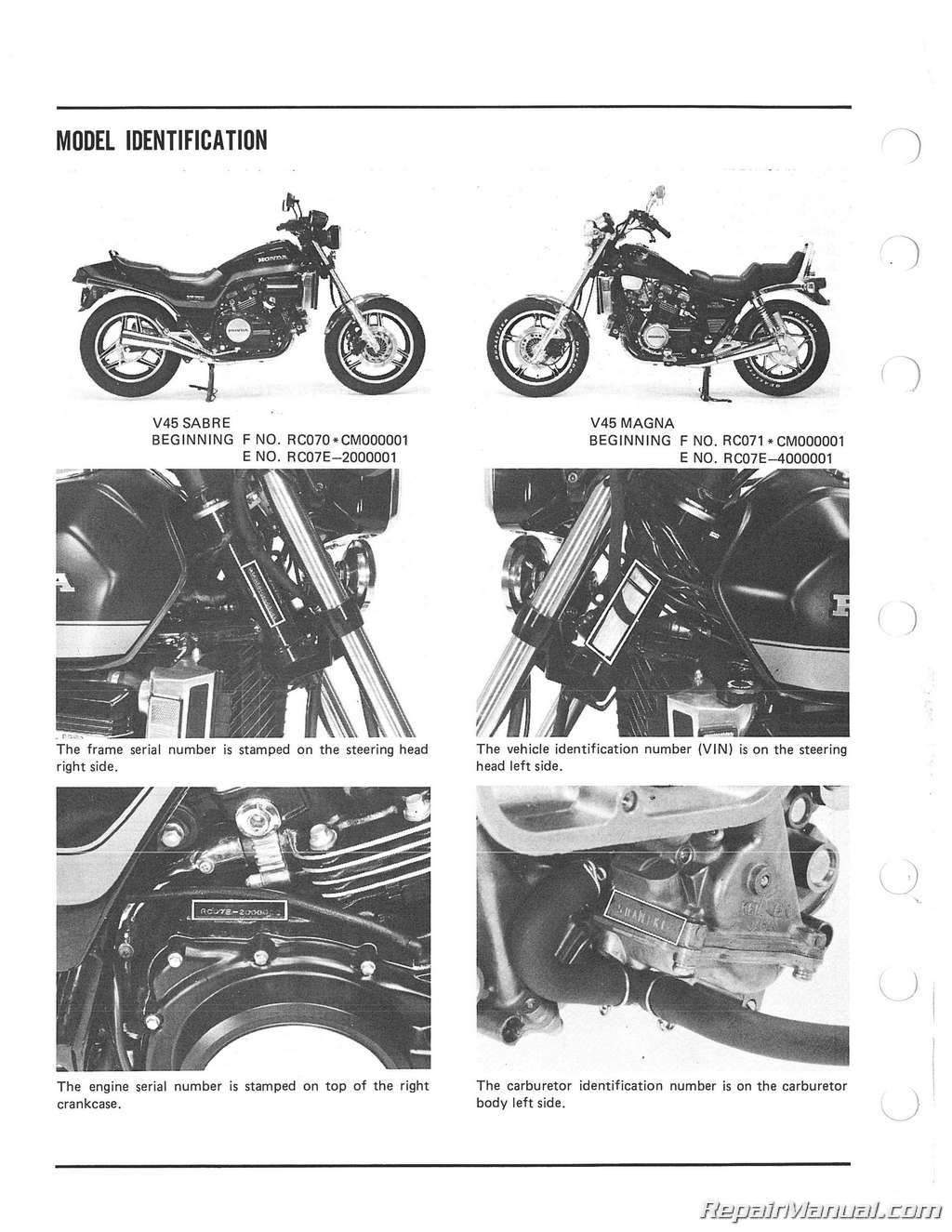 1984 honda v45 magna manual