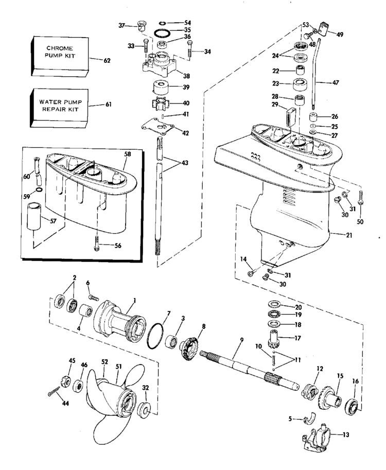 1989 mercury 15 hp outboard parts manual