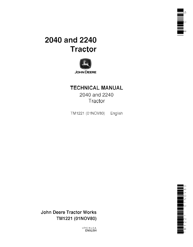 john deere 2240 parts manual