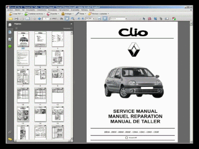 renault clio 2 service manual pdf
