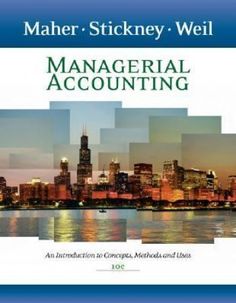 managerial accounting maher solutions manual pdf
