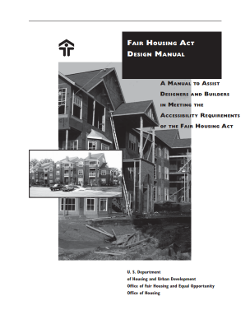 fair housing act design manual part two