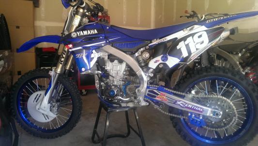 parts that come with yz450f manual