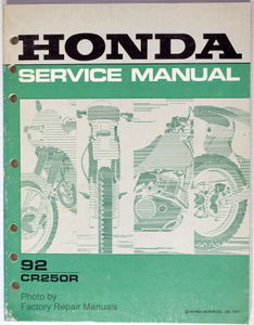 1994 honda cr250r repair manual