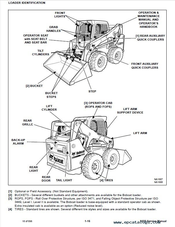 bobcat s650 parts manual pdf