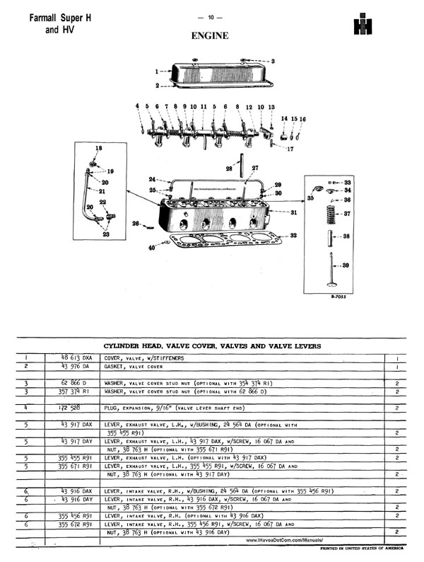 farmall a parts manual pdf