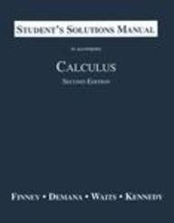 calculus finney demana solutions manual