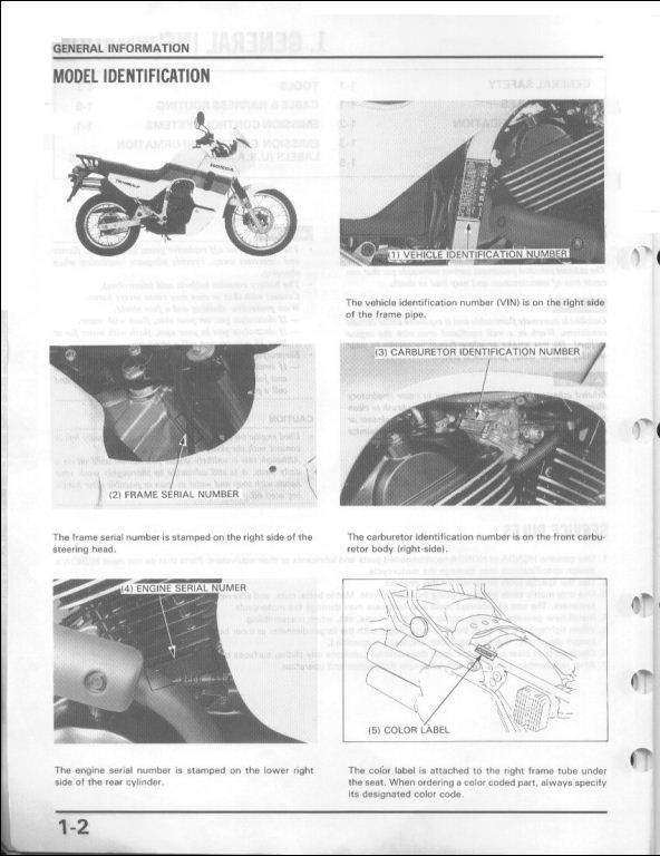 honda transalp 2006 service manual