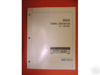 hp 8656a signal generator manual