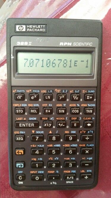 hp 32sii scientific calculator manual