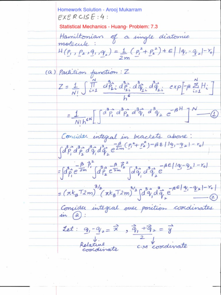 pathria statistical mechanics solutions manual pdf